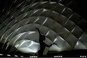 11 June 2015; Ireland's Tara Donnelly during gymnastics practice at the National Gymnastics Arena training facility ahead of the 2015 European Games in Baku, Azerbaijan. Picture credit: Stephen McCarthy / SPORTSFILE