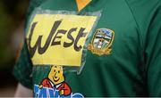 12 July 2015; A Westmeath supporter altered his Meath jersey for the game. Leinster GAA Football Senior Championship Final, Westmeath v Dublin, Croke Park, Dublin. Picture credit: Dáire Brennan / SPORTSFILE