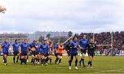 13 December 2015; Leinster players ahead of the game. European Rugby Champions Cup,  Pool 5, Round 3, RC Toulon v Leinster. Stade Felix Mayol, Toulon, France. Picture credit: Stephen McCarthy / SPORTSFILE
