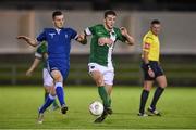 15 December 2015; William Cronin, Cork City, in action against Ross Mann, Limerick FC. SSE Airtricity National U19 League Final, Limerick FC v Cork City. Marketsfield, Limerick. Picture credit: Diarmuid Greene / SPORTSFILE