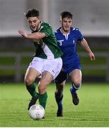 15 December 2015; William Cronin, Cork City, in action against Liam McCartan, Limerick FC. SSE Airtricity National U19 League Final, Limerick FC v Cork City. Marketsfield, Limerick. Picture credit: Diarmuid Greene / SPORTSFILE
