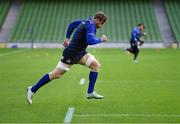 17 December 2015; Leinster's Jamie Heaslip during squad training. Aviva Stadium, Lansdowne Road, Dublin. Picture credit: Stephen McCarthy / SPORTSFILE