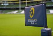 17 December 2015; A general view of European Champions Cup branding at the Aviva Stadium, Lansdowne Road, Dublin. Picture credit: Stephen McCarthy / SPORTSFILE