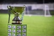 15 December 2015; A general view of the Dr Tony O'Neill perpetual trophy. SSE Airtricity National U19 League Final, Limerick FC v Cork City. Marketsfield, Limerick. Picture credit: Diarmuid Greene / SPORTSFILE