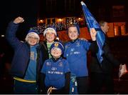 19 December 2015; Leinster supporters at the European Rugby Champions Cup, Pool 5, Round 4, clash between Leinster and RC Toulon at the Aviva Stadium, Lansdowne Road, Dublin. Picture credit: Sam Barnes / SPORTSFILE