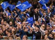 19 December 2015; Leinster supporters during the European Rugby Champions Cup, Pool 5, Round 4, clash between Leinster and RC Toulon at the Aviva Stadium, Lansdowne Road, Dublin. Picture credit: Stephen McCarthy / SPORTSFILE