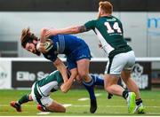 19 December 2015; Mick McGrath, Leinster A, is tackled by Callum Wilson, Ealing Trailfinders. B&I Cup, Pool 1, Ealing Trailfinders v Leinster A. Vallis Way, Ealing, London, England. Picture credit: Jack Megaw / SPORTSFILE