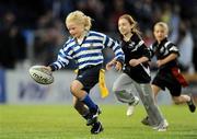 12 September 2009; A general view of girls rugby at half-time. Celtic League, Leinster v Newport Gwent Dragons, RDS, Ballsbridge, Dublin. Picture credit: Brendan Moran / SPORTSFILE