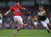 8 March 2015; Eoin Cadogan, Cork, has his shot blocked by Johnny Buckley, Kerry. Allianz Football League, Division 1, Round 4, Cork v Kerry, Páirc Uí Rinn, Cork. Picture credit; Eoin Noonan / SPORTSFILE