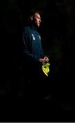 25 March 2015; Republic of Ireland's James McClean during a mixed zone. Aviva Stadium, Lansdowne Road, Dublin. Picture credit: David Maher / SPORTSFILE