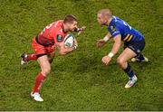 19 December 2015; Sebastien Tillous-Borde, Toulon, is tackled by Ian Madigan, Leinster. European Rugby Champions Cup, Pool 5, Round 4, Leinster v RC Toulon. Aviva Stadium, Lansdowne Road, Dublin. Photo by Sportsfile