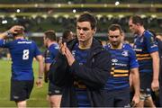 19 December 2015; Leinster's Jonathan Sexton following his side's defeat. European Rugby Champions Cup, Pool 5, Round 4, Leinster v RC Toulon. Aviva Stadium, Lansdowne Road, Dublin. Picture credit: Stephen McCarthy / SPORTSFILE