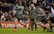 19 December 2015; Greystones Seagulls RFC in action agaoinst Westmanstown Taggers during the Bank of Ireland Half-Time Mini Games at the European Rugby Champions Cup, Pool 5, Round 4, clash between Leinster and RC Toulon at the Aviva Stadium, Lansdowne Road, Dublin. Picture credit: Matt Browne / SPORTSFILE