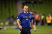 19 December 2015; Leinster performance analyst Emmet Farrell. European Rugby Champions Cup, Pool 5, Round 4, Leinster v RC Toulon. Aviva Stadium, Lansdowne Road, Dublin. Picture credit: Stephen McCarthy / SPORTSFILE