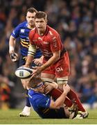 19 December 2015; Juan Smith, Toulon, is tackled by Sean Cronin, Leinster. European Rugby Champions Cup, Pool 5, Round 4, Leinster v RC Toulon. Aviva Stadium, Lansdowne Road, Dublin. Picture credit: Stephen McCarthy / SPORTSFILE