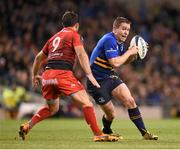 19 December 2015; Eoin Reddan, Leinster, in action against Eric Escande, Toulon. European Rugby Champions Cup, Pool 5, Round 4, Leinster v RC Toulon. Aviva Stadium, Lansdowne Road, Dublin. Picture credit: Stephen McCarthy / SPORTSFILE