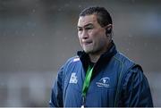 20 December 2015; Connacht head coach Pat Lam ahead of the match. European Rugby Challenge Cup, Pool 1, Round 4, Newcastle Falcons v Connacht. Kingston Park, Newcastle, England. Picture credit: Seb Daly / SPORTSFILE