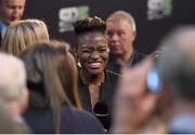 20 December 2015; Boxer Nicola Adams arrives at the BBC Sports Personality of the Year 2015 at the Titanic Belfast, Titanic Quarter, Olympic Way, Belfast, Co. Antrim. Picture credit: Stephen McCarthy / SPORTSFILE