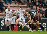 20 December 2015; Andrew Trimble, Ulster, breaks for the line. European Rugby Champions Cup, Pool 1, Round 4, Toulouse v Ulster. Stade Ernest Wallon, Toulouse, France. Picture credit: Oliver McVeigh / SPORTSFILE