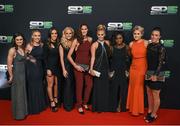 20 December 2015; Members of the England Women's football team arrive to BBC Sports Personality of the Year 2015 at the Titanic Belfast, Titanic Quarter, Olympic Way, Belfast, Co Antrim. Picture credit: Stephen McCarthy / SPORTSFILE