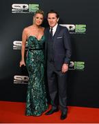 20 December 2015; Jockey Tony McCoy with his wife Chanelle arrive to BBC Sports Personality of the Year 2015 at the Titanic Belfast, Titanic Quarter, Olympic Way, Belfast, Co Antrim. Picture credit: Stephen McCarthy / SPORTSFILE