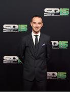 20 December 2015; England women's football international coach Mark Sampson arrives to BBC Sports Personality of the Year 2015 at the Titanic Belfast, Titanic Quarter, Olympic Way, Belfast, Co Antrim. Picture credit: Stephen McCarthy / SPORTSFILE