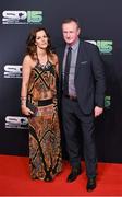 20 December 2015; Northern Ireland manager Michael O'Neill and wife Bronagh arrive to BBC Sports Personality of the Year 2015 at the Titanic Belfast, Titanic Quarter, Olympic Way, Belfast, Co Antrim. Picture credit: Stephen McCarthy / SPORTSFILE