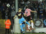 18 September 2009; Conor Kenna, Drogheda United, in action against Thomas Stewart, Derry City. League of Ireland Premier Division, Drogheda United v Derry City, United Park, Drogheda, Co. Louth. Photo by Sportsfile