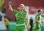 19 September 2009; Guntar Silagailis, Cork City, celebrates after scoring his side's first goal. Setanta Sports Cup, Sligo Rovers v Cork City, Showgrounds, Sligo. Picture credit: Oliver McVeigh / SPORTSFILE