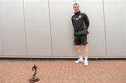 16 September 2009; Brian Shelley, Bohemians, who received the Soccer Writers Association of Ireland Player of the Month award for August. Soccer Writers Player of the Month, Sports Centre, DCU, Dublin. Picture credit: David Maher / SPORTSFILE