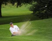 18 September 2009; Ed Margey, Letterkenny Golf Club, plays from a bunker on the 14th during the Bulmers Pierce Purcell Shield Final. Bulmers Cups and Shields Finals 2009, Tullamore Golf Club, Brookfield, Tullamore, Co. Offaly. Picture credit: Ray McManus / SPORTSFILE
