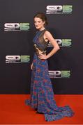 20 December 2015; Cyclist Lizzie Armitstead arrives to BBC Sports Personality of the Year 2015 at the Titanic Belfast, Titanic Quarter, Olympic Way, Belfast, Co Antrim. Picture credit: Stephen McCarthy / SPORTSFILE