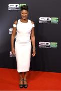 20 December 2015; Denise Lewis arrives to BBC Sports Personality of the Year 2015 at the Titanic Belfast, Titanic Quarter, Olympic Way, Belfast, Co Antrim. Picture credit: Stephen McCarthy / SPORTSFILE
