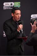 20 December 2015; BBC presenter Colin Murray during BBC Sports Personality of the Year 2015 at the Titanic Belfast, Titanic Quarter, Olympic Way, Belfast, Co Antrim. Picture credit: Stephen McCarthy / SPORTSFILE