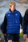 21 December 2015; Leinster head coach Leo Cullen arrives ahead of squad training. Leinster Rugby Squad Training. Rosemount, UCD, Belfield, Dublin. Picture credit: Seb Daly / SPORTSFILE