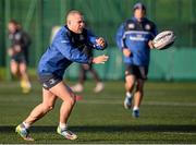 21 December 2015; Leinster's Ian Madigan in action during squad training. Leinster Rugby Squad Training. Rosemount, UCD, Belfield, Dublin. Picture credit: Seb Daly / SPORTSFILE