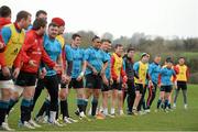 23 December 2015; A general view of Munster players during squad training. CIT, Bishopstown, Cork. Picture credit: Diarmuid Greene / SPORTSFILE