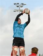 23 December 2015; Munster's Donnacha Ryan wins possession in a lineout during squad training. Munster Rugby Squad Training. CIT, Bishopstown, Cork. Picture credit: Diarmuid Greene / SPORTSFILE