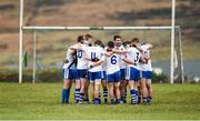 26 December 2015; Bryan Sheehan, St Mary's, talks to team-mates ahead of the game. South Kerry Senior Football Championship Final, St Mary's v Waterville. Páirc Chill Imeallach, Portmagee, Co. Kerry. Picture credit: Stephen McCarthy / SPORTSFILE