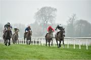 26 December 2015; Dysios, far right, with Robbie Power up, ahead of I'm All You Need, far left, with Davy Russell up, on their way to winning the 'Download Free Racing Post Mobile App' Handicap Steeplechase. Leopardstown Christmas Racing Festival, Leopardstown Racecourse, Dublin. Picture credit: Matt Browne / SPORTSFILE