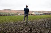 26 December 2015; St Mary's manager Maurice Fitzgerald watches on during the game. South Kerry Senior Football Championship Final, St Mary's v Waterville. Páirc Chill Imeallach, Portmagee, Co. Kerry. Picture credit: Stephen McCarthy / SPORTSFILE