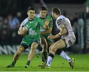 26 December 2015; Tiernan O'Halloran, Connacht, in action against Stuart McCloskey, Ulster. Guinness PRO12 Round 10, Connacht v Ulster, Sportsground, Galway. Picture credit: David Maher / SPORTSFILE
