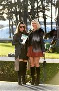 27 December 2015; Racegoers Sharon Manning, left, and Laura Leigh, from Kingswood, Dublin, at the races. Leopardstown Christmas Racing Festival, Leopardstown Racecourse, Dublin. Picture credit: Ramsey Cardy / SPORTSFILE
