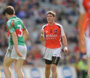20 September 2009; Armagh's Eugene McVerry celebrates scoring a first half point. ESB GAA Football All-Ireland Minor Championship Final, Armagh v Mayo, Croke Park, Dublin. Picture credit: Stephen McCarthy / SPORTSFILE