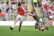 20 September 2009; Rory Grugan, Armagh, in action against Danny Kirby, Mayo. ESB GAA Football All-Ireland Minor Championship Final, Armagh v Mayo, Croke Park, Dublin. Picture credit: David Maher / SPORTSFILE