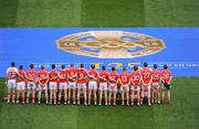 20 September 2009; The Cork team assemble for the traditional team photograph. GAA Football All-Ireland Senior Championship Final, Kerry v Cork, Croke Park, Dublin. Picture credit: Ray McManus / SPORTSFILE