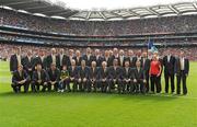 20 September 2009; The Kerry Jubilee team of 1984, 1985 and 1986 who were honoured during GAA Football All-Ireland Senior Championship Final 2009. Croke Park, Dublin. Picture credit: Brendan Moran / SPORTSFILE