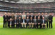 20 September 2009; The Dublin Jubilee team of 1984 who were honoured during GAA Football All-Ireland Senior Championship Final 2009. Croke Park, Dublin. Picture credit: Brendan Moran / SPORTSFILE
