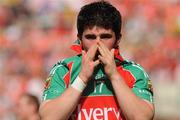20 September 2009; John Carney, Mayo, shows his disapointment after the final whistle. ESB GAA Football All-Ireland Minor Championship Final, Armagh v Mayo, Croke Park, Dublin. Picture credit: Pat Murphy / SPORTSFILE