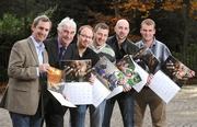 21 November 2008; John O’Shea, 2nd from left, founder and CEO of GOAL at the launch of the 2009 GOAL Calendar with photographers, from left, Jerry Kennelly, Photographer and founder of Kennelly Foundation, Leon Farrell, Photocall Ireland, Alan Betson, Irish Times Photographer, Julien Behal, Press Association Photographer, and Mark Condren, Sunday Times Photographer. All proceeds from the sale of this calendar will go towards GOAL’s work across the Developing World. Unicorn Restaurant, Merrion Row, Dublin. Photo by Sportsfile